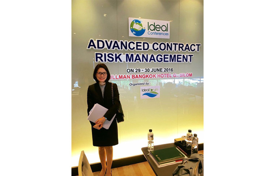 Mrs. Sahattaya Jaisamut Was A Guest Speaker Addressed To The Legal Forum On “Strategies For Drafting Legally Effective Commercial Contracts” Organized By Ideal Forum Co., Ltd.